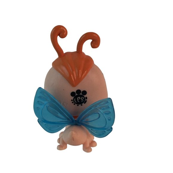 Littlest Pet Shop 2740 Pink Purple Butterfly 257 Orange Fanya Farfalla Butterfly - Picture 9 of 11